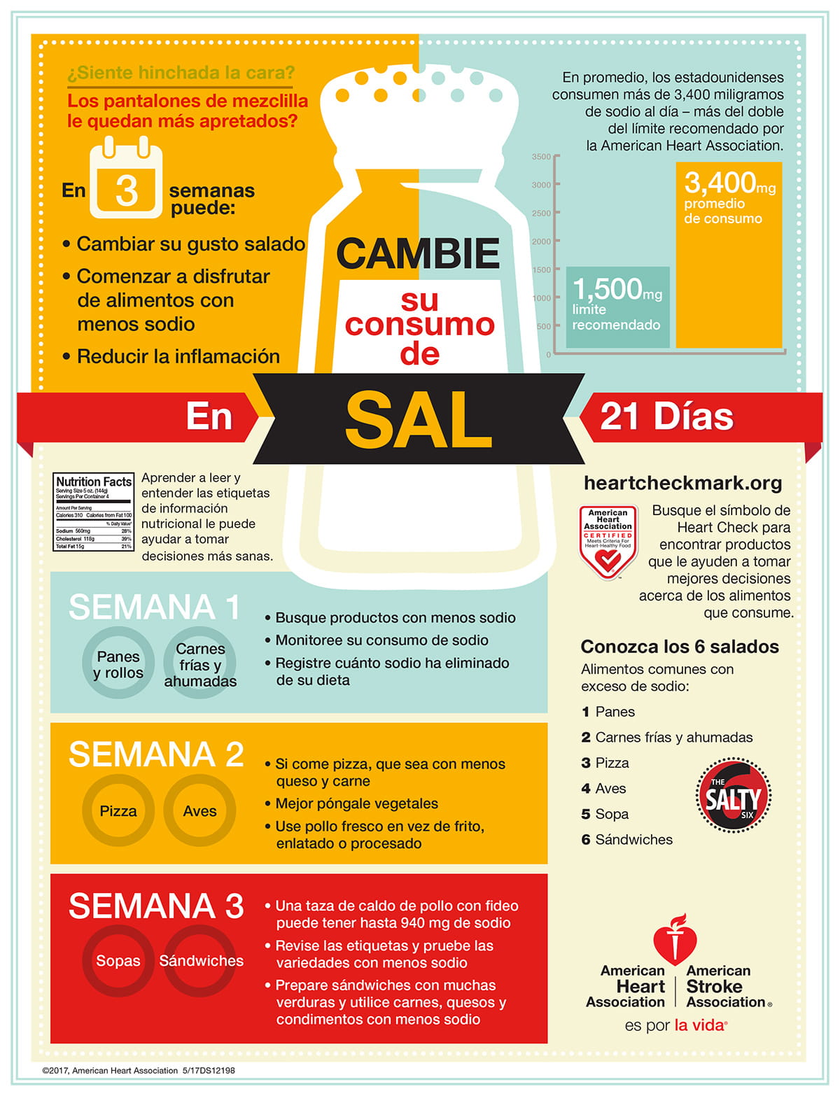 Sodium Swap infographic Spanish