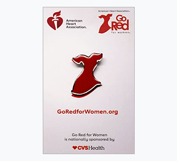 Go Red for Women Red Dress Pin