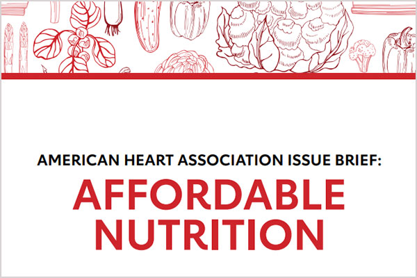 AHA Issue Brief Affordable Nutrition thumbnail