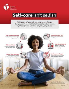 Self-care isn’t selfish infographic