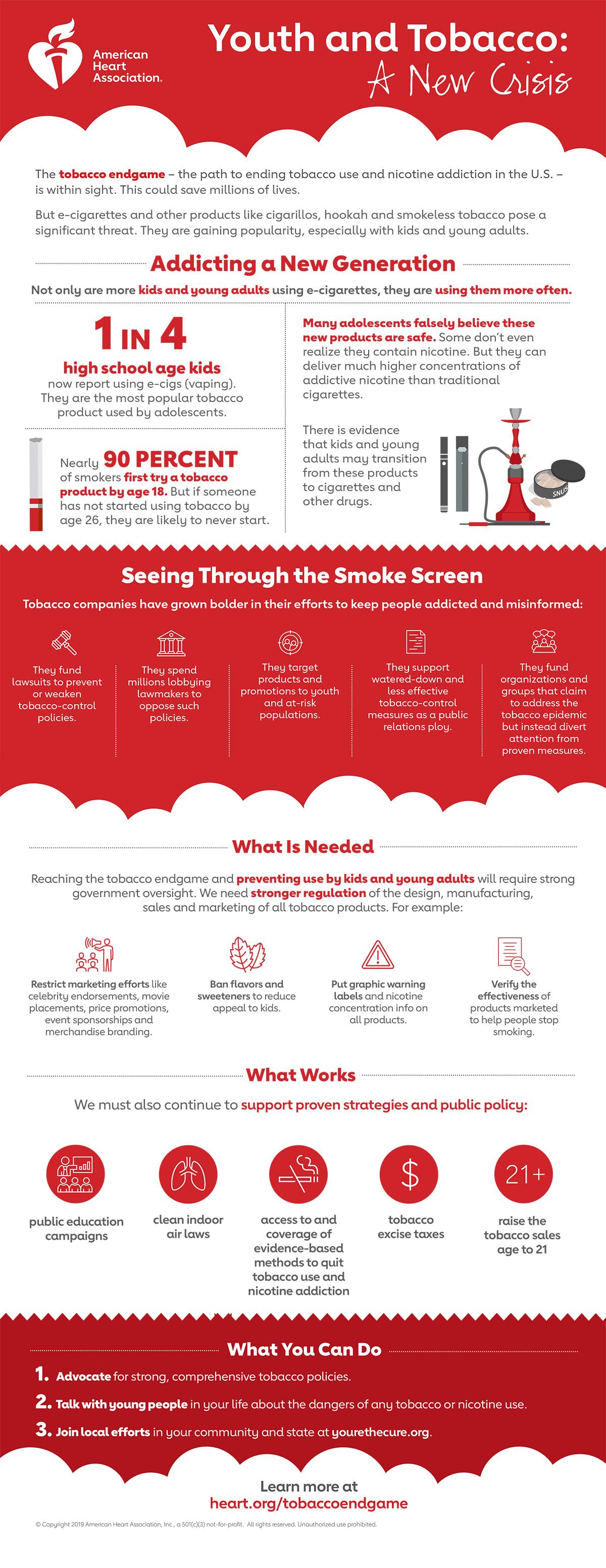 youth and tobacco crisis infographic