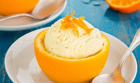 Orange vanilla frozen yogurt recipe Orange vanilla frozen yogurt recipe