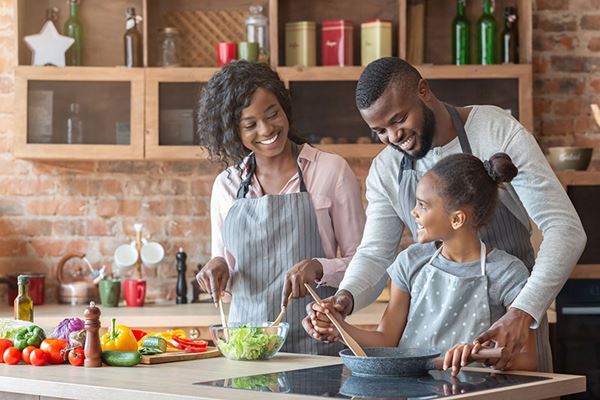 Family cooking Family cooking